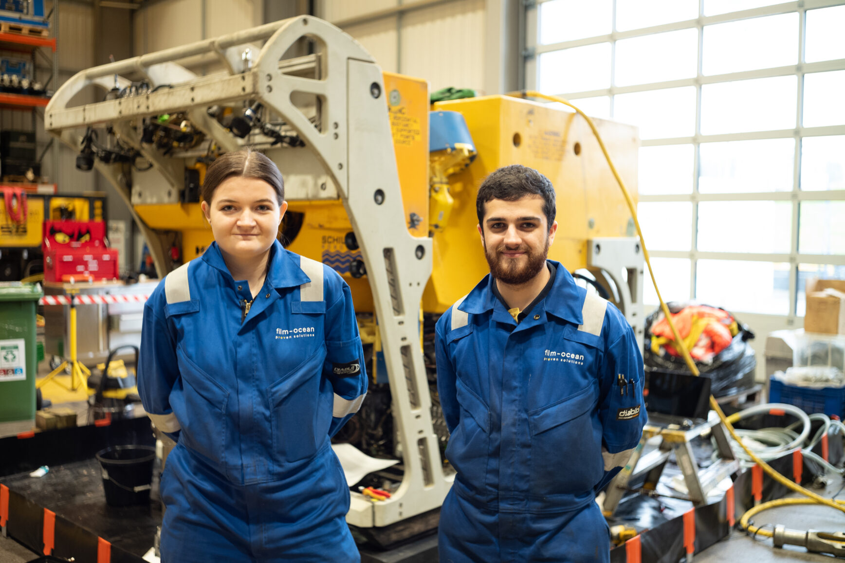 Film-Ocean's new apprentices, Olivia and Ryan.