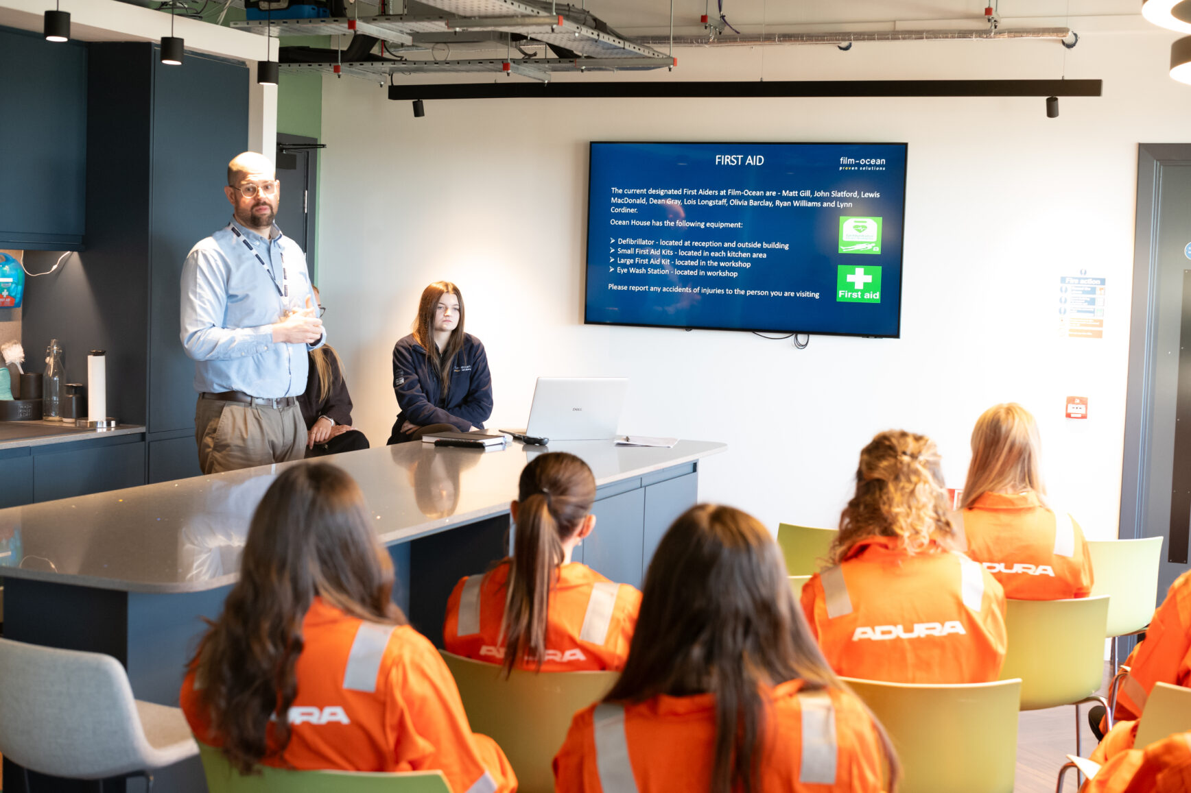 Film-Ocean presentation to Adura Girls in Energy students