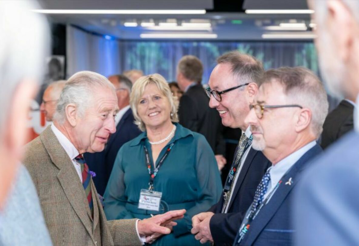 An honour for John Bloomfield to be presented to His Majesty King Charles III at GUH Headquarters